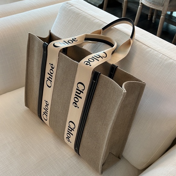 AUTHENTIC NWT CHLOE LARGE WOODY BAG - Picture 14 of 16